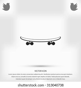 skateboard vector icon skateboard vector icon
