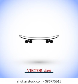 skateboard vector icon