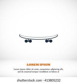 skateboard vector icon