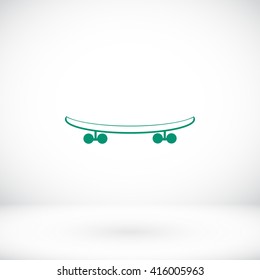 skateboard vector icon