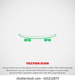 skateboard vector icon