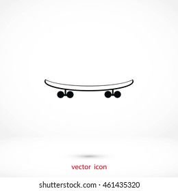 skateboard vector icon