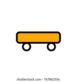 skateboard vector icon