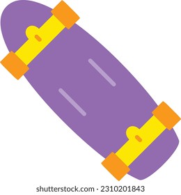Skateboard vector icon. Can be used for printing, mobile and web applications.