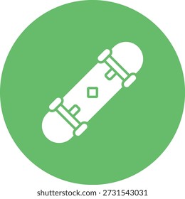 Icono de Vector de monopatín. Se puede utilizar para aplicaciones de impresión, móviles y de Web.