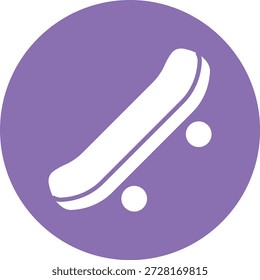 Skateboard-Vektorsymbol-Designgrafik