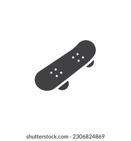 Skateboard vector icon. filled flat sign for mobile concept and web design. Skateboard glyph icon. Symbol, logo illustration. Vector graphics