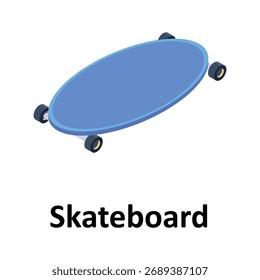 Ícone de vetor de skate que pode facilmente modificar ou editar
