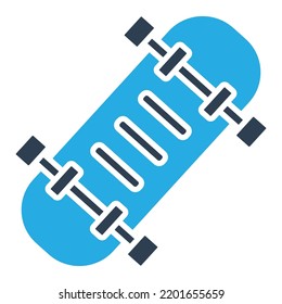 Skateboard Vector Icon which is suitable for commercial work and easily modify or edit it
