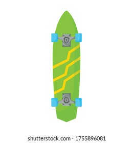 Skateboard vector icon.Cartoon vector icon isolated on white background skateboard.