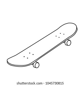 Skateboard Vector Illustration