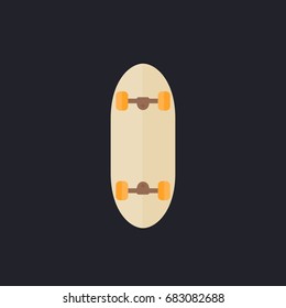 skateboard vector illustration