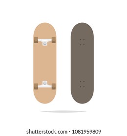 Skateboard vector isolated