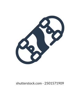 Skateboard Y2K Vector Icon Illustration