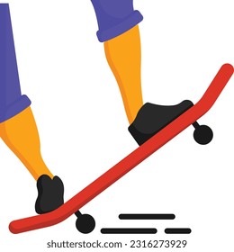 Skateboarder doing a hard flip concept, Skateboarding action sports vector color icon design, Fitness and Wellness symbol, Workout and Weightlifting sign Personal training equipment stock illustration