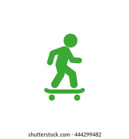 Skateboarder icon vector illustration eps10.