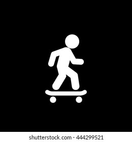 Skateboarder icon vector illustration eps10.