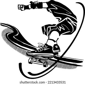 skateboarder jumping on a skate