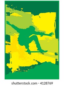 Skateboarder Silhouette