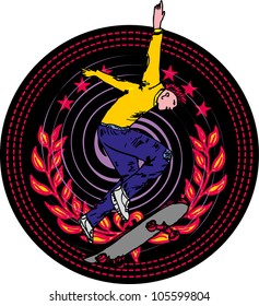 skateboarding