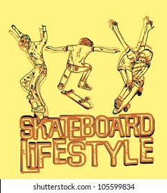 skateboarding