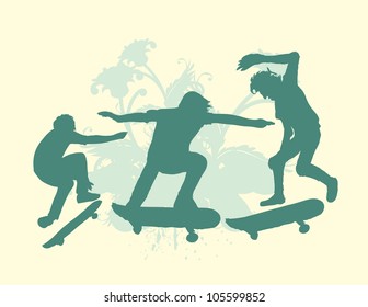 skateboarding