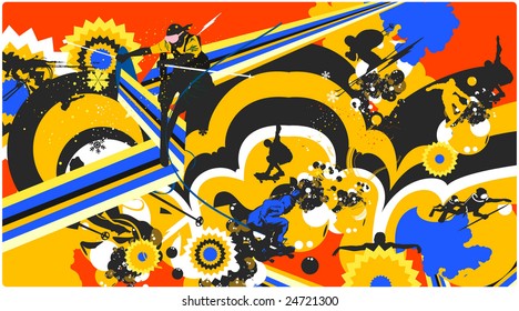 skateboarding