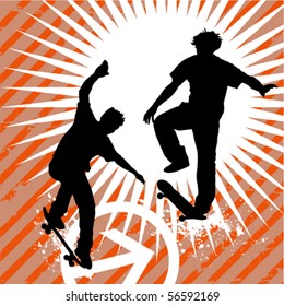skateboarding
