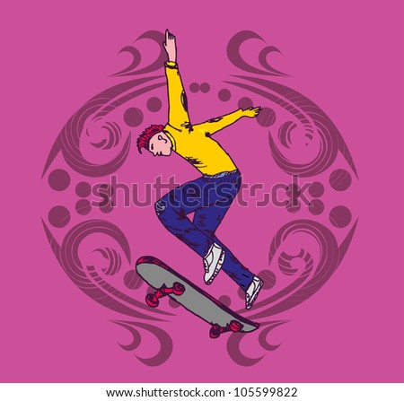 skateboarding