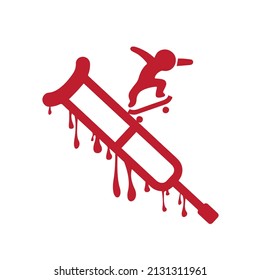 skateboarding boy symbol, t shirt graphics, vectors.