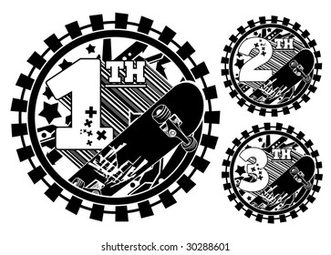 skateboarding medal