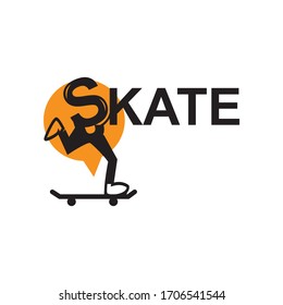 Skateboarding t-shirt design. Urban skating.  Vector vintage illustration.
