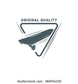 Skateboarding t-shirt design. Urban skating. Skateboard typography. Vector vintage illustration. Logo.