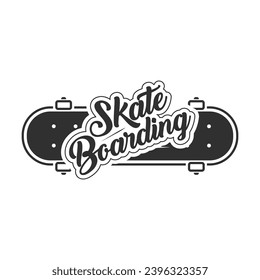 Skateboarding Typography Collection, Urban Vibes Typography for Skateboarders, Skateboard Typography Set, Typography Graphics for Extreme Sports, Skate Culture 