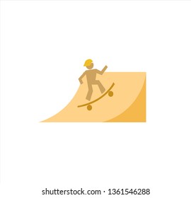 skateboarding vector logo