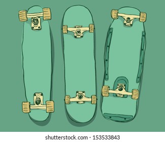 Skateboards set