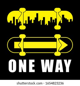 SKATEBOARDS VECTOR WITH PATTERNS, SLOGAN PRINT VECTOR