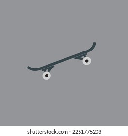 vector de icono de tablero patinado aislado en el fondo