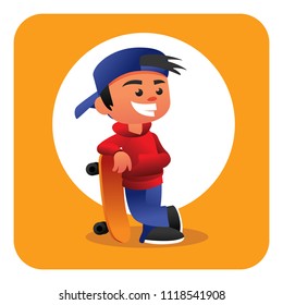 SKATER BOY CHARACTER DESIGN