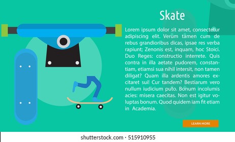Skater Conceptual Banner