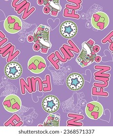 skater fun smile love girl roller