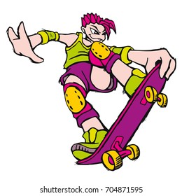Skater grab