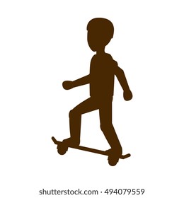 skater man silhouette