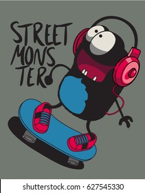 skater monster