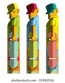 Skater ruler design