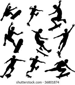 Skater Silhouettes