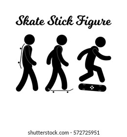 Skater Stick Figures 