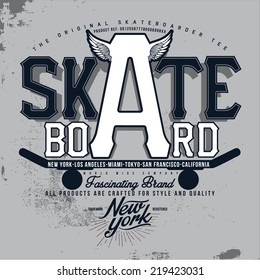 skater t-shirt graphics