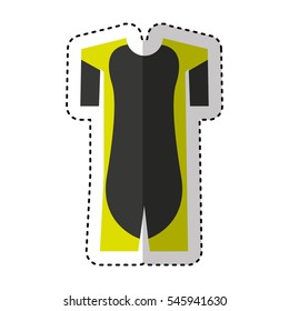 skater uniform isolated icon vector illustration design