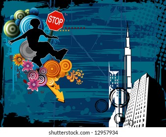 skater vector
